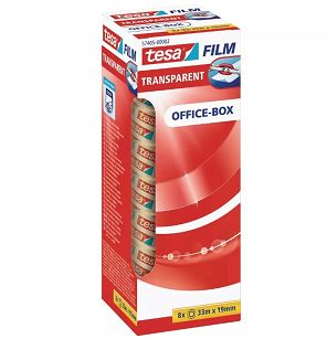 tesa® 57405 UNIWERSALNA TAŚMA BIUROWA TESAFILM 33m x 19mm opakowanie 8szt