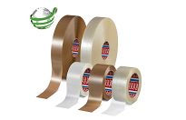 tesa® 60418 brązowa taśma pakowa z PET pochodzącego z recyklingu 50mm x 132m