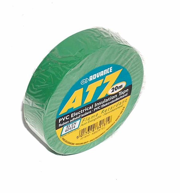 AT-7 19mmx20m TAŚMA IZOLACYJNA SAMOGASNĄCA ZIELONA 8 kV / 1 warstwę