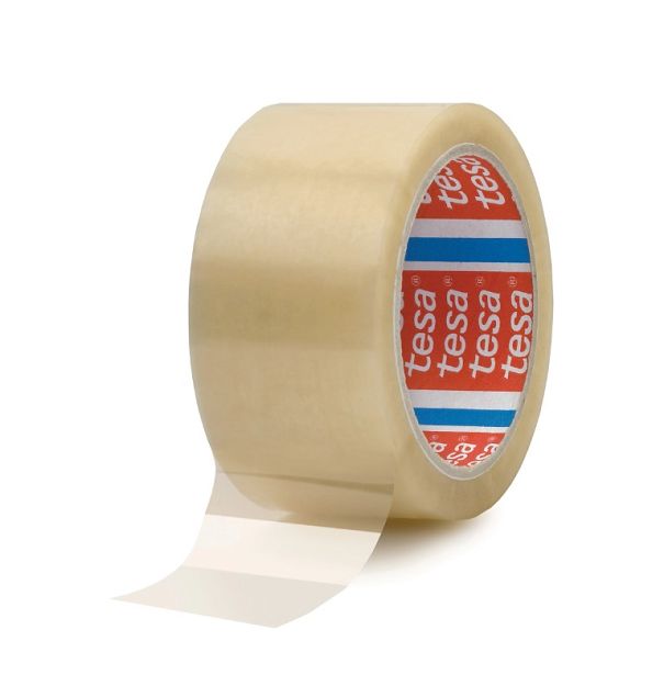 tesa® 64044 TAŚMA DO ZAKLEJANIA CIĘŻKICH PUDEŁ 75mmX66m transparent