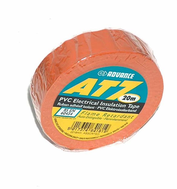 AT-7 TAŚMA IZOLACYJNA SAMOGASNĄCA POMARAŃCZOWA 19mm x 20m 8 kV / 1 warstwę