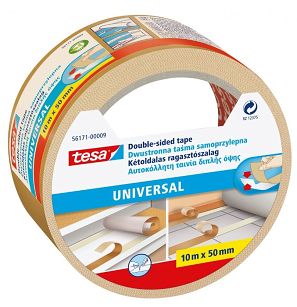 Dwustronna taśma do wykładzin i dywanów tesa® 56171 UNIVERSAL 50mm x 10m