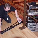 AT-200 50mmx50m TAŚMA GAFFA TKANINOWA ULTRA MATOWA CZARNA