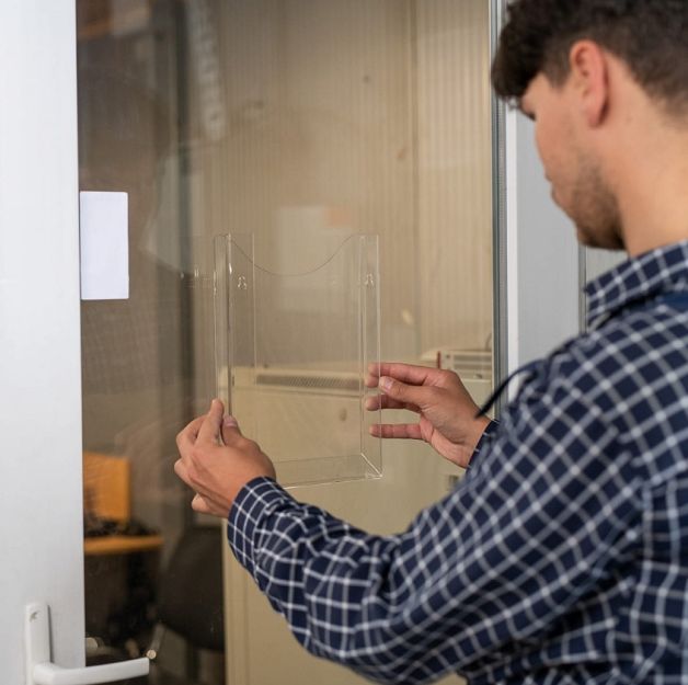 Niewidoczna dwustronna taśma montażowa tesa® 66965 19mmx1,5m CZERWONY LINER