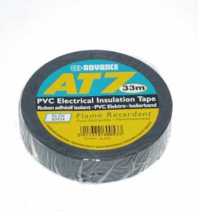AT-7 TAŚMA IZOLACYJNA SAMOGASNĄCA 19mm x 33m CZARNA 8 kV / 1 warstwę