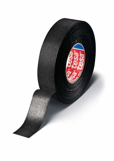 tesa® 51025 IZOLACYJNA TAŚMA TKANINOWA PARCIANA GŁADKA DO OWIJANIA WIĄZEK  19mm x 25m