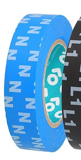 AT4000 TAŚMA ELEKTROIZOLACYJNA PVC DO OZNACZANIA FAZ  N 15mmx10m