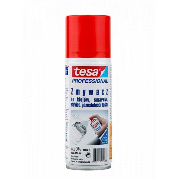 tesa® 60042 ZMYWACZ W SPRAY'U DO KLEJÓW TAŚM i ETYKIET 200 ml