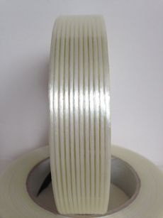 TAŚMA PAKOWA FILAMENT WZMACNIANA WZDŁUŻNIE WŁÓKNEM SZKLANYM 25 mm x 50 m