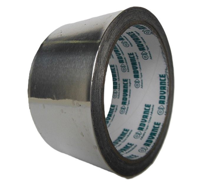 AT-506 50mmx10m TAŚMA ALUMINIOWA KOMINKOWA 0,05mm  +350°C