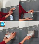 Plastry montażowe tesa® 58000 POWERSTRIPS 10szt. duże, do 2kg 2cmx5cm