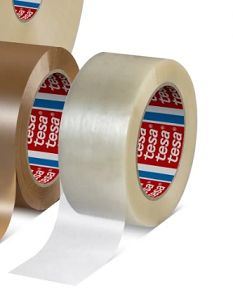 tesa® 60418 przezroczysta taśma pakowa z PET pochodzącego z recyklingu 50mm x 132m