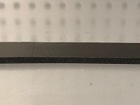 TAŚMA JEDNOSTRONNA USZCZELNIAJĄCA Z PIANKI PVC 3mm 19mm 25m czarna