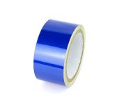 TAŚMA ODBLASKOWA GŁADKA 50mmX1mb NIEBIESKA