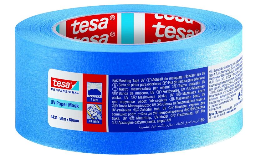NIEBIESKA TAŚMA MALARSKA tesa® 4431 50mmx50m UV 7 DNI