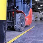 AT-8 100mmx33m TAŚMA DO OZNACZANIA LINII ŻÓŁTA