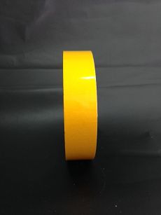 TAŚMA ODBLASKOWA GŁADKA REFLECTA 25mmX10mb ŻÓŁTA 