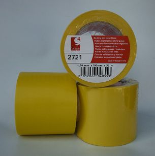 TAŚMA OSTRZEGAWCZA DO ZNAKOWANIA LINII 2721 100 mmx33 m ŻÓŁTA
