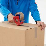 tesa® TAŚMA OPAKOWANIOWA 4100 PVC 50mmx66m BRĄZOWA