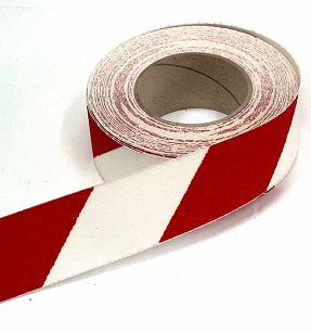 TAŚMA ANTYPOŚLIZGOWA ZIARNO STANDARDOWE 50mmx18m BIAŁO-CZERWONA