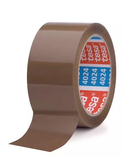 TAŚMA OPAKOWANIOWA CICHA tesa® Professional 4024 50mmx66m BRĄZOWA SZARA