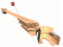 TAŚMA ZRYWAJĄCA tesa® DO OTWIERANIA KARTONÓW OPAKOWAŃ KOPERT 4 mm x 20 000 m CZERWONA