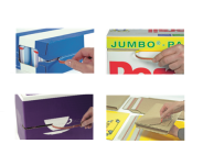 TAŚMA ZRYWAJĄCA tesa® DO OTWIERANIA KARTONÓW OPAKOWAŃ KOPERT 4 mm x 20 000 m CZERWONA