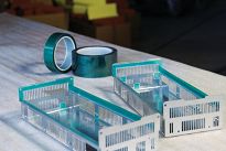 tesa® 50600  WYSOKOTEMPERATUROWA TAŚMA MASKUJĄCA POLIESTROWA 25mm x 66m ZIELONA 220°C