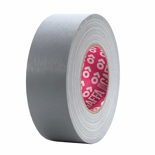 AT-200 50mmx50m TAŚMA GAFFA TKANINOWA ULTRA MATOWA SZARA