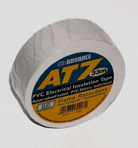 AT-7 TAŚMA IZOLACYJNA PVC ISO 8 kV SZARA 30mm x 33 m