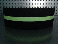 GLOW LINE CZARNA TAŚMA ANTYPOŚLIZGOWA Z PASKIEM ŚWIECĄCYM W CIEMNOŚCI 50mmx18,3m