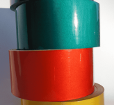 TAŚMA ODBLASKOWA GŁADKA 50mmX1mb ZIELONA