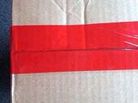 TAŚMA BEZPIECZEŃSTWA PLOMBA DO ZAKLEJANIA KARTONÓW I PRZESYŁEK 50mmx50m