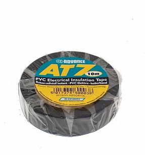 AT-7 TAŚMA IZOLACYJNA SAMOGASNĄCA CZARNA 15mm x 10m 8 kV / 1 warstwę
