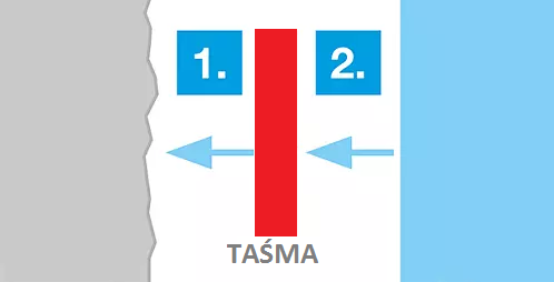 Jak przykleić taśmę montażową